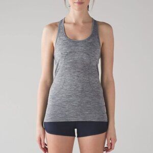 Lululemon Swiftly Tech Racerback Tank Top - Heathered Gray Size: 8